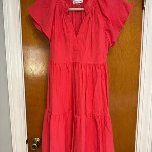 Calvin Klein dress, Coral, size 4